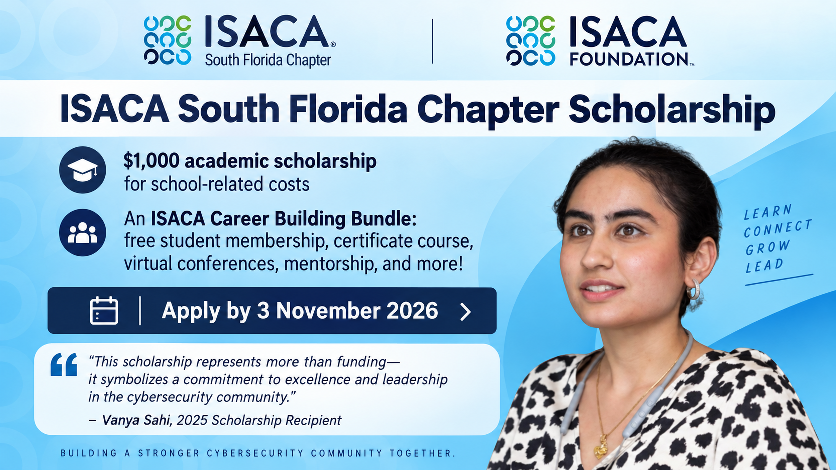 Applications Due November 3